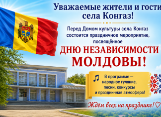 Праздничное мероприятие ко Дню независимости Республики Молдова состоится в Конгазе